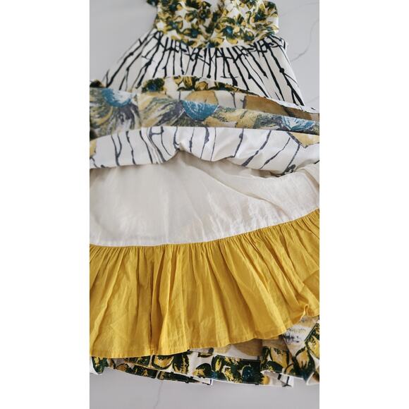 Anthropologie Girls from Savoy Midi Pinup Dress Burgeoning Sunflower Sz 8 NWOT - Picture 5 of 8